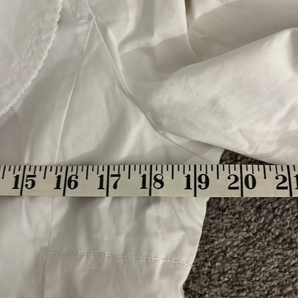 Anthropologie Elevenses White Collared Jacket - Picture 6 of 9
